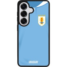 Samsung Galaxy S26 Case Hülle - Silikon schwarz Uruguay 2022 personalisierbares Fussballtrikot