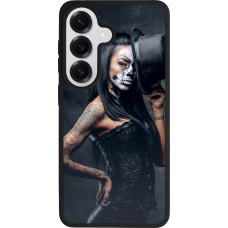 Coque Samsung Galaxy S26 - Silicone rigide noir Halloween 22 Tattooed Girl
