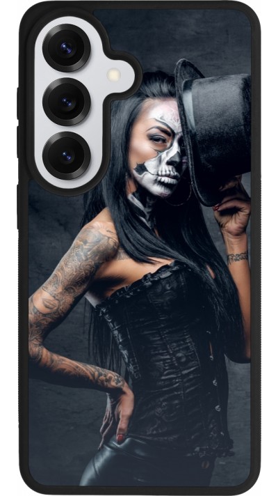 Coque Samsung Galaxy S26 - Silicone rigide noir Halloween 22 Tattooed Girl