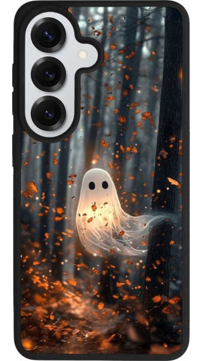 Coque Samsung Galaxy S26 - Silicone rigide noir Halloween 2025 Ghost in the forest