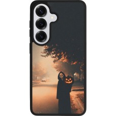 Coque Samsung Galaxy S26 - Silicone rigide noir Halloween 2025 Scream