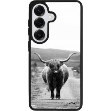 Coque Samsung Galaxy S26 - Silicone rigide noir Highland cattle