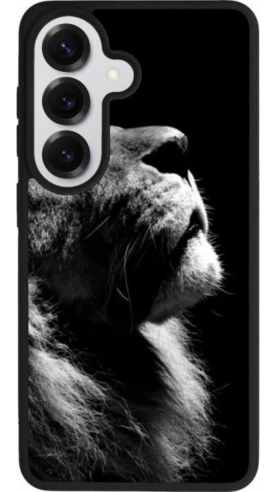 Coque Samsung Galaxy S26 - Silicone rigide noir Lion looking up