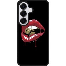 Coque Samsung Galaxy S26 - Silicone rigide noir Lips bullet