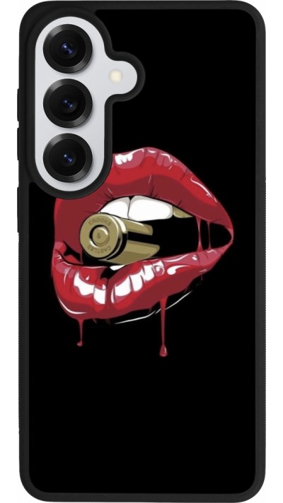 Coque Samsung Galaxy S26 - Silicone rigide noir Lips bullet