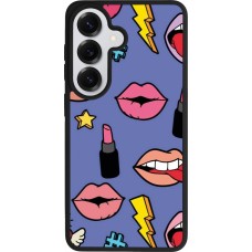 Coque Samsung Galaxy S26 - Silicone rigide noir Lips and lipgloss