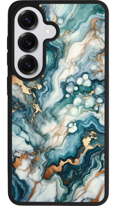 Samsung Galaxy S26 Case Hülle - Silikon schwarz Grüner Blauer Goldener Marmor