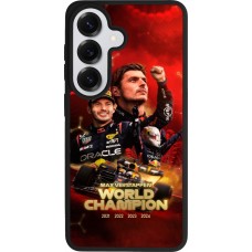 Coque Samsung Galaxy S26 - Silicone rigide noir Max Verstappen Champion 2023