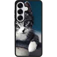 Coque Samsung Galaxy S26 - Silicone rigide noir Meow 23