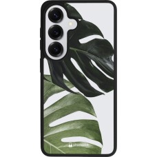 Coque Samsung Galaxy S26 - Silicone rigide noir Monstera Plant