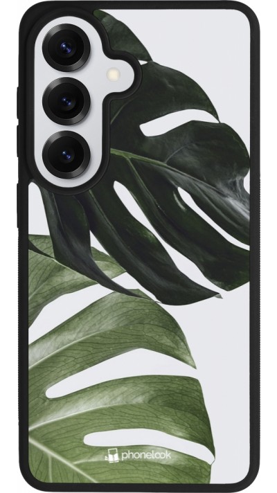 Samsung Galaxy S26 Case Hülle - Silikon schwarz Monstera Plant