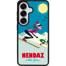 Coque Samsung Galaxy S26 - Silicone rigide noir Nendaz Ski Downhill
