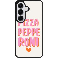 Samsung Galaxy S26 Case Hülle - Silikon schwarz Pizza pepperoni 2026