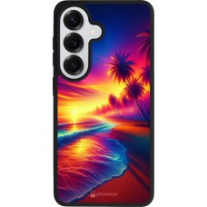 Samsung Galaxy S26 Case Hülle - Silikon schwarz Strand Sonnenuntergang auffällig