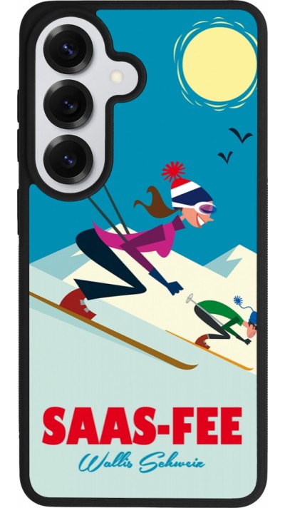 Samsung Galaxy S26 Case Hülle - Silikon schwarz Saas-Fee Ski Downhill