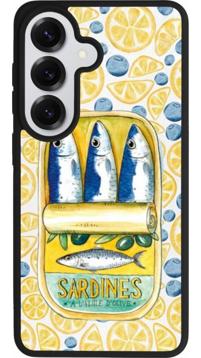 Samsung Galaxy S26 Case Hülle - Silikon schwarz Sardines in oil 2026
