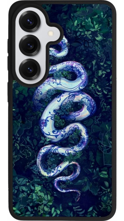 Samsung Galaxy S26 Case Hülle - Silikon schwarz Snake Blue Anaconda