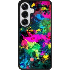 Samsung Galaxy S26 Case Hülle - Silikon schwarz Splash paint