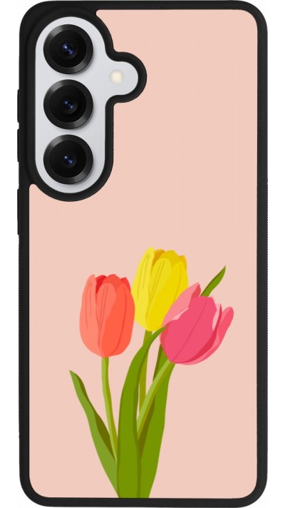 Samsung Galaxy S26 Case Hülle - Silikon schwarz Spring 23 tulip trio