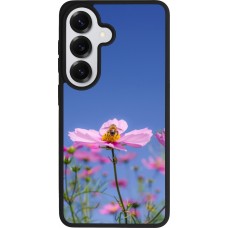 Coque Samsung Galaxy S26 - Silicone rigide noir Bee on a flower 2026