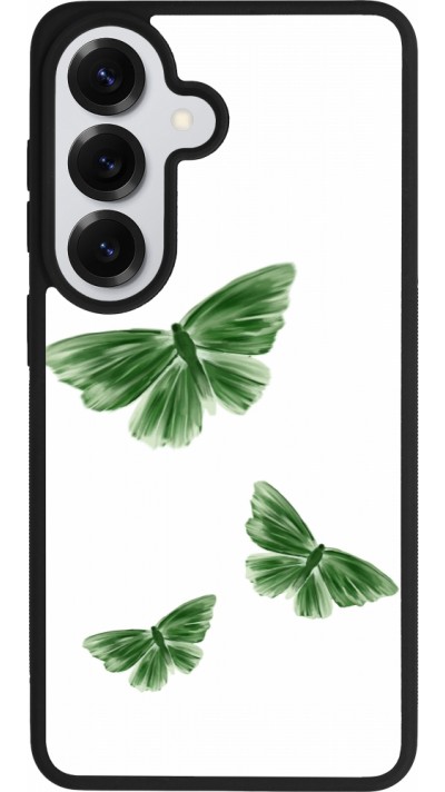 Coque Samsung Galaxy S26 - Silicone rigide noir Butterflies 2026
