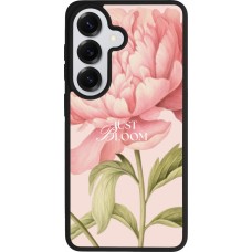 Coque Samsung Galaxy S26 - Silicone rigide noir Just Bloom 2026