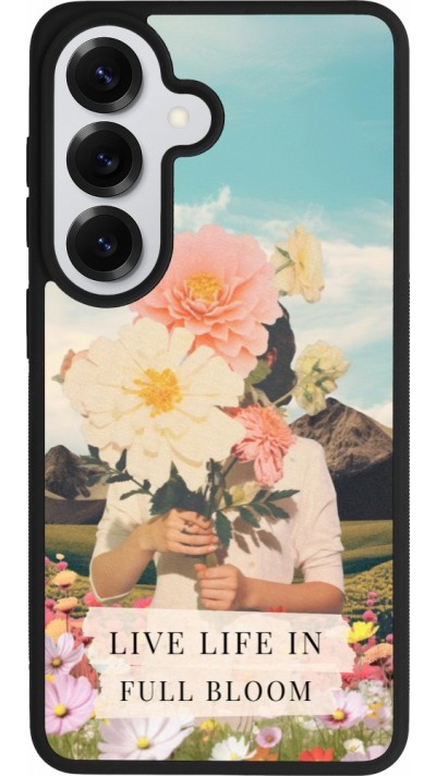 Coque Samsung Galaxy S26 - Silicone rigide noir Live life in full moon 2026