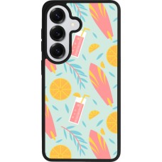 Samsung Galaxy S26 Case Hülle - Silikon schwarz Summer 2025 Pattern citron