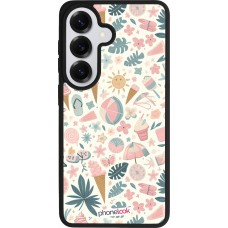 Samsung Galaxy S26 Case Hülle - Silikon schwarz Sommer Pink Muster