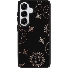 Samsung Galaxy S26 Case Hülle - Silikon schwarz Suns and Moons