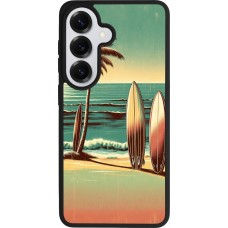 Samsung Galaxy S26 Case Hülle - Silikon schwarz Surf Paradise