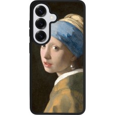 Coque Samsung Galaxy S26 - Silicone rigide noir Tableau art - La Jeune fille à la perle - Johannes Vermeer