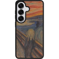 Coque Samsung Galaxy S26 - Silicone rigide noir Tableau art - Le Cri - Edvard Munch