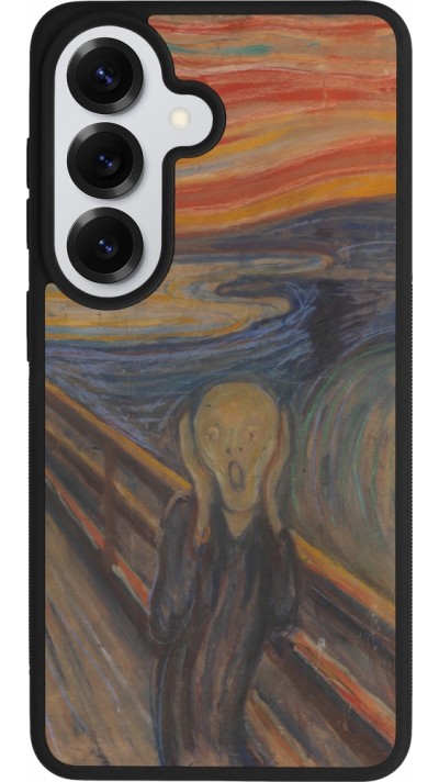 Coque Samsung Galaxy S26 - Silicone rigide noir Tableau art - Le Cri - Edvard Munch