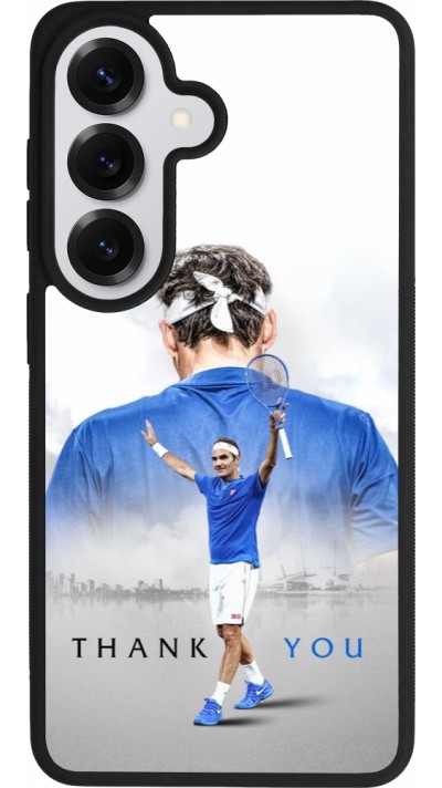 Coque Samsung Galaxy S26 - Silicone rigide noir Thank you Roger