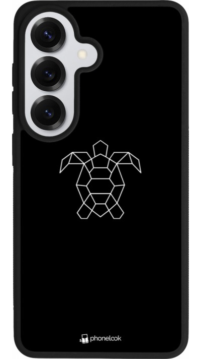 Coque Samsung Galaxy S26 - Silicone rigide noir Turtles lines on black