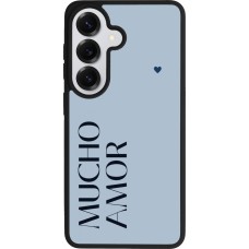 Samsung Galaxy S26 Case Hülle - Silikon schwarz Valentine 2024 mucho amor azul