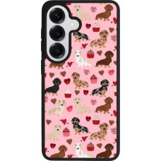 Samsung Galaxy S26 Case Hülle - Silikon schwarz Valentine 2024 puppy love