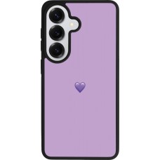 Samsung Galaxy S26 Case Hülle - Silikon schwarz Valentine 2023 purpule single heart