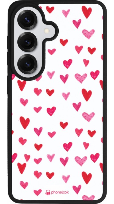 Coque Samsung Galaxy S26 - Silicone rigide noir Valentine 2022 Many pink hearts