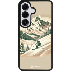 Coque Samsung Galaxy S26 - Silicone rigide noir Vintage Ski Mountain