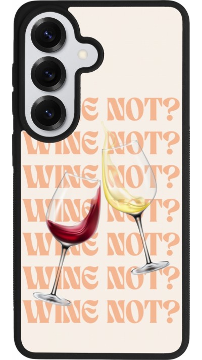 Coque Samsung Galaxy S26 - Silicone rigide noir Wine not