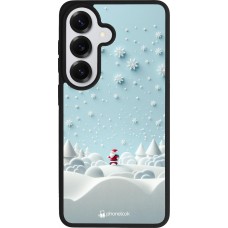 Samsung Galaxy S26 Case Hülle - Silikon schwarz Weihnachten 2023 Kleiner Vater Schneeflocke
