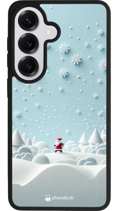 Samsung Galaxy S26 Case Hülle - Silikon schwarz Weihnachten 2023 Kleiner Vater Schneeflocke