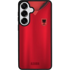 Coque Samsung Galaxy S26+ - Silicone rigide noir Maillot de football Albanie personnalisable