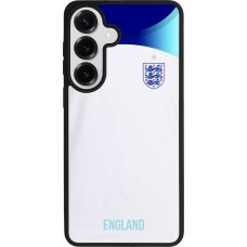 Coque Samsung Galaxy S26+ - Silicone rigide noir Maillot de football Angleterre 2022 personnalisable