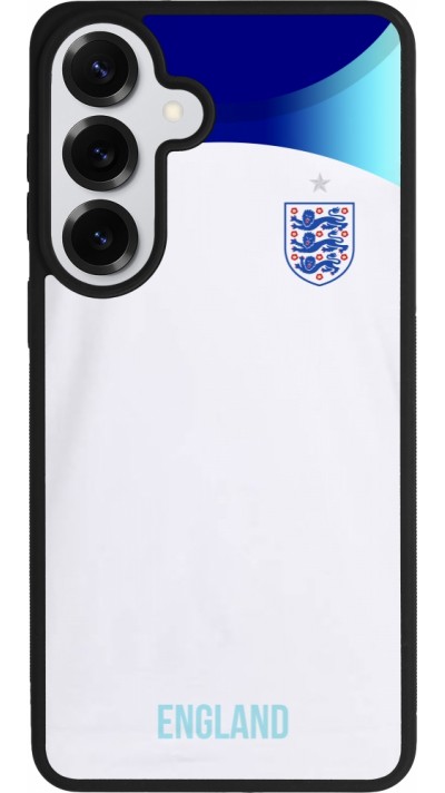 Coque Samsung Galaxy S26+ - Silicone rigide noir Maillot de football Angleterre 2022 personnalisable