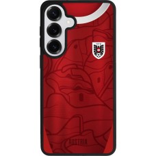 Coque Samsung Galaxy S26+ - Silicone rigide noir Maillot de football Autriche personnalisable