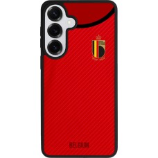 Coque Samsung Galaxy S26+ - Silicone rigide noir Maillot de football Belgique 2022 personnalisable