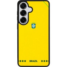 Samsung Galaxy S26+ Case Hülle - Silikon schwarz Brasilien 2026 personalisierbares Fussballtrikot